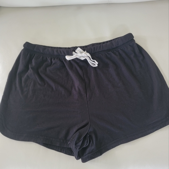 Hurley Black Drawstring Waist Lounge Shorts Size Medium - Picture 3 of 6